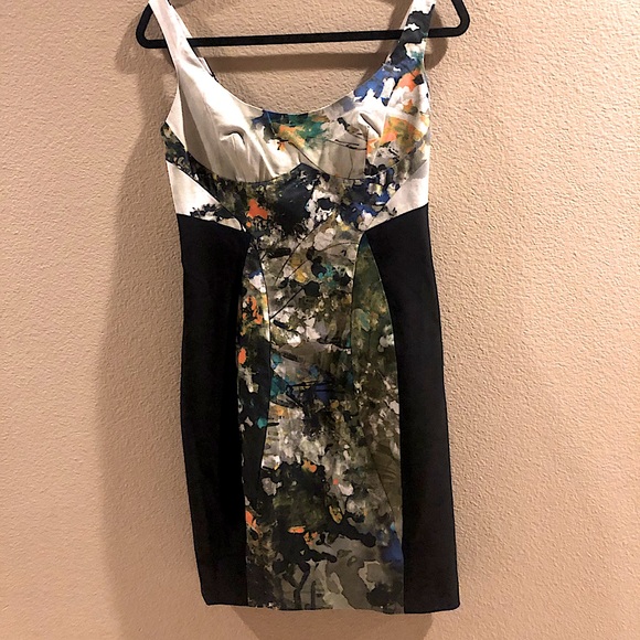 Black Halo Dresses & Skirts - Gorgeous Black Halo Sadie Panel Floral Dress